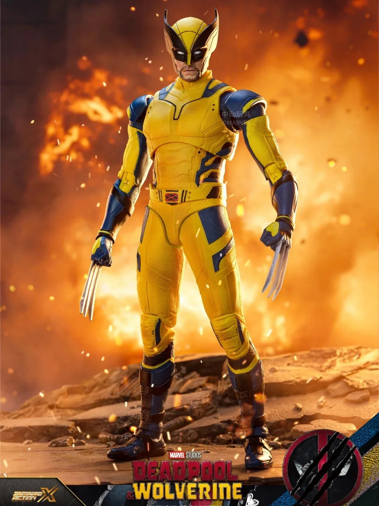 2025 Deadpool & Wolverine Movie SHFiguarts Action Figure 1/10 ZD Original X-Men Dogpool Model