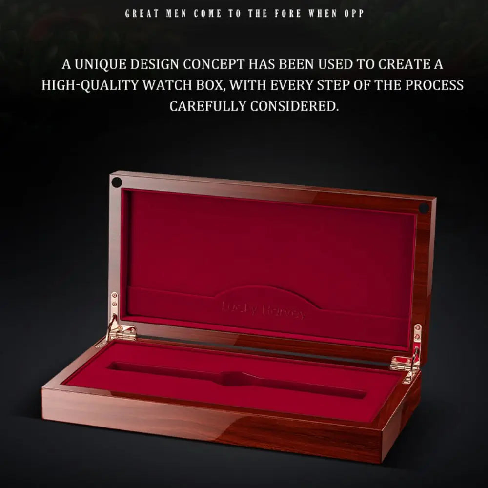 Lucky Harvey Limited Edition Automatic Mechanical Watches for Men Cute 3D Rabbit Dial Synthetic Sapphire Waterproof Wrist Watch