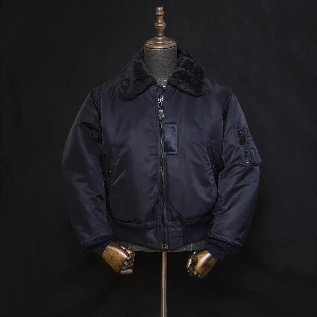 Flight Red Tornado B-15C Jacket Heavy Duty Wool Insulated Coat Winter Men Windbreaker With Fur Collar 2026ss design