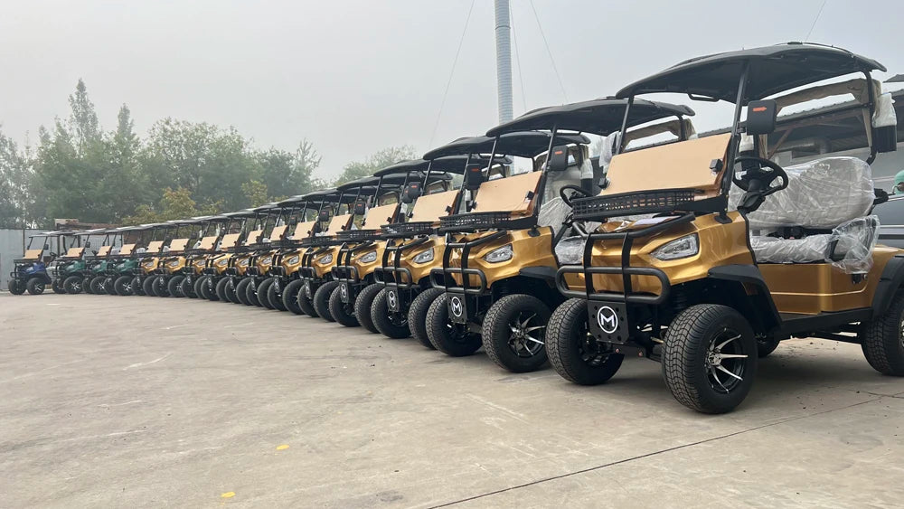 4WD Brand New Utility Vehicle Hunting UTV 4 Seater Golf Car Buggy 10KW 72V Lithium Battery Club Car Off Road Electric Golf Cart