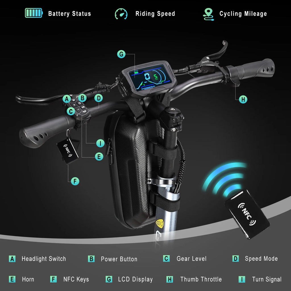 ZonDoo Pro 6000W 60V 38AH Dual Motor Electric Scooter Max Speed 95KM/H Max Mileage 90-110km 11 Inch Road Tyre Electric Scooter