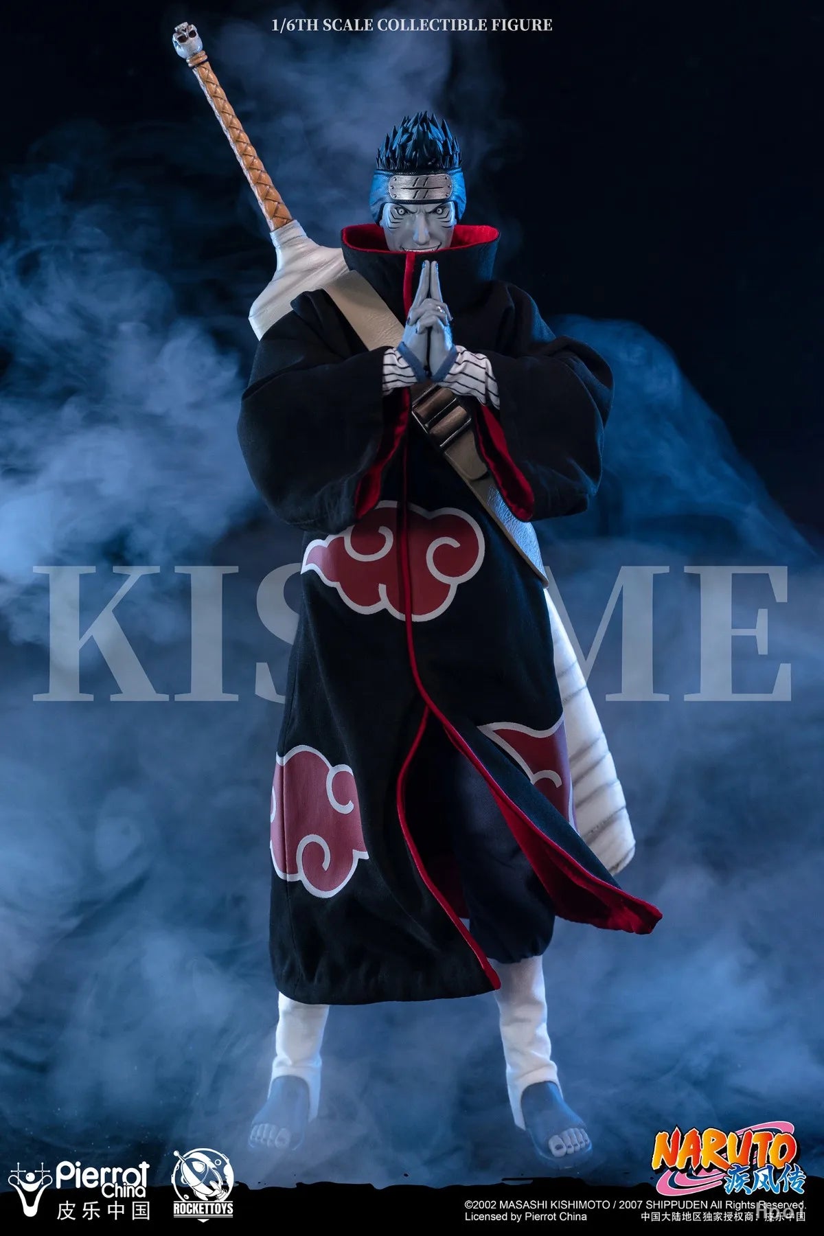 In Stock RocketToys ROC 007 NARUTO Shippuden Hoshigaki Kisame 1/6 Action Figure Model Collection