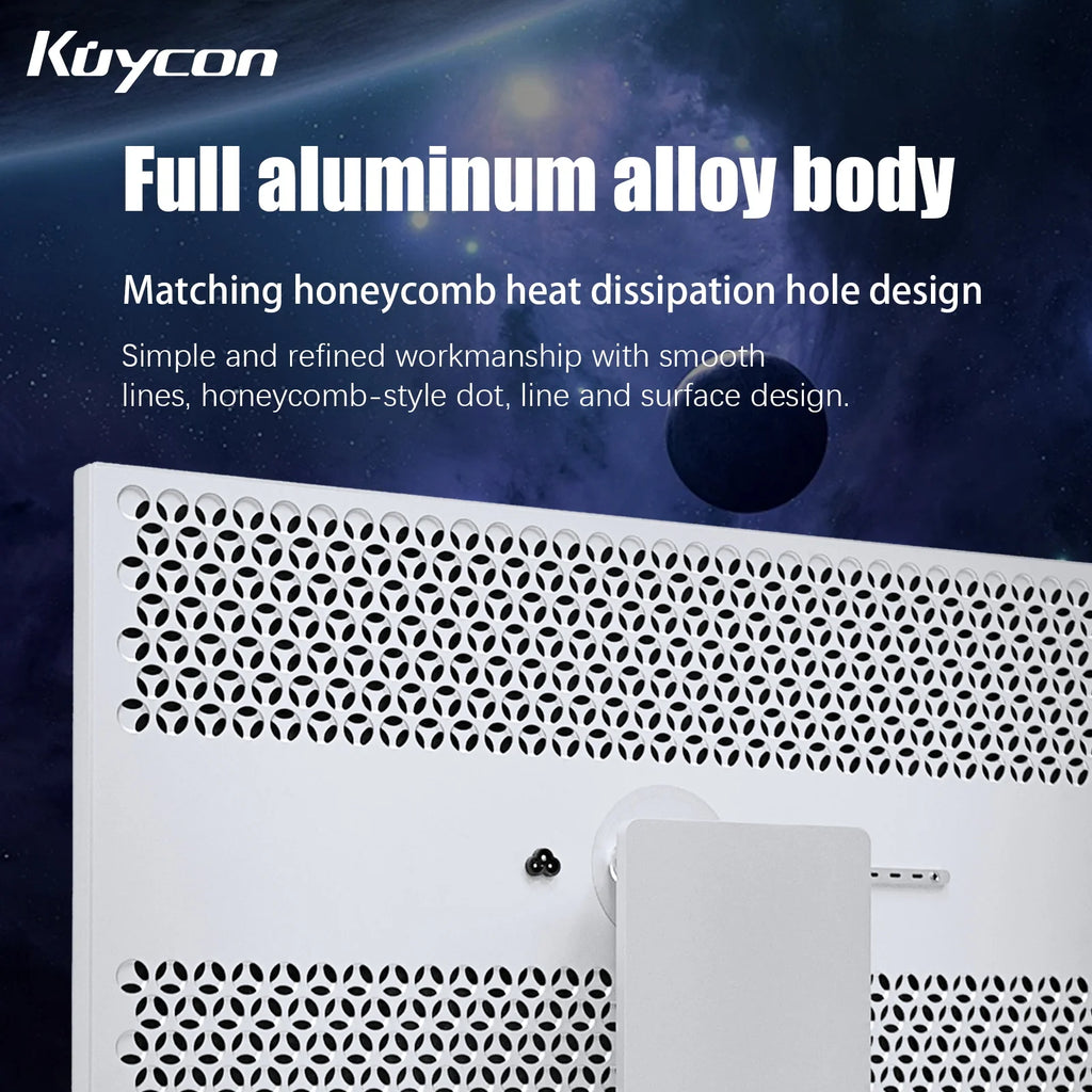 Kuycon G32P Computer Monitor 32 Inch 6K UHD LED PC Display 99%sRGB IPS Monitor Eyecare Anti-glare Screen G-sync VESA Compatible