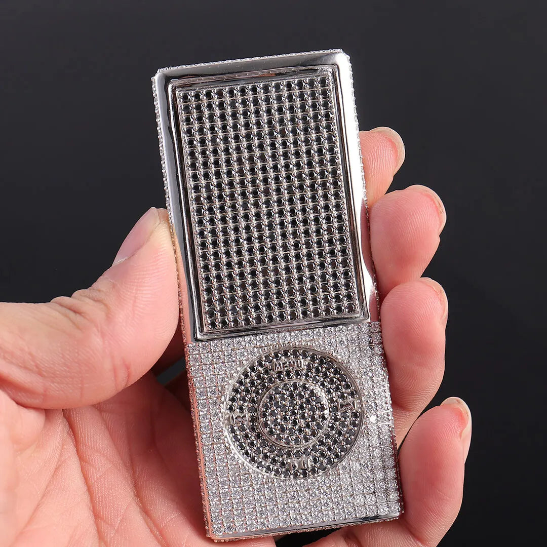 Provence Hip Hop Pendant for Men Moissanite Rapper Custom Jewelry Miami Rock Remote Control Pendant