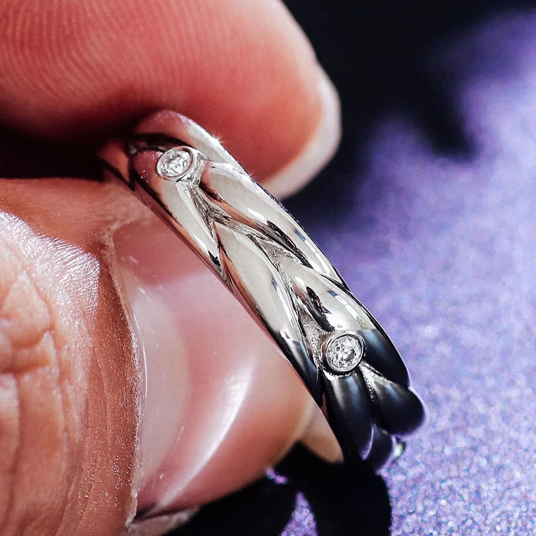 Provence Platinum Rings DEF/VS Lab Grown Diamonds for Women man wreath Eternity Rings Classic Finger Personalized Custom Gifts