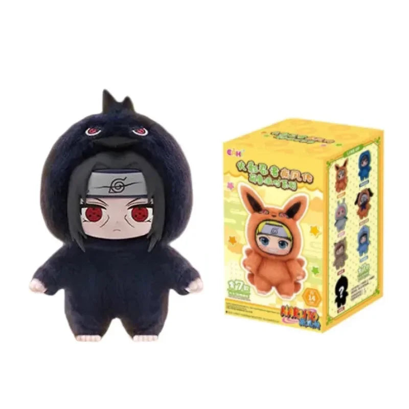 Bandai Naruto TOPTOY Cartoon backpack pendant anime peripheral gift box Naruto Blind box gift Naruto Shipship Party series