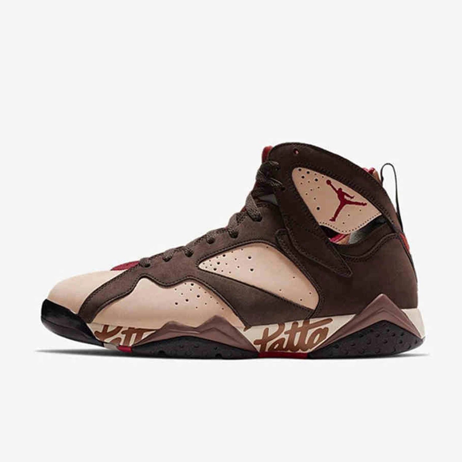 Nike Authentic Men's Air Jordan 7 x Patta Graffiti Sports Basketball Shoes AT3375-200