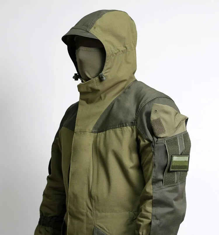 Hunting Clothes Set Gorka-3 Russian Mountain Tactical Suit Горка Camo Combat Uniform Men Outdoor Training Jacket Clothing Suits