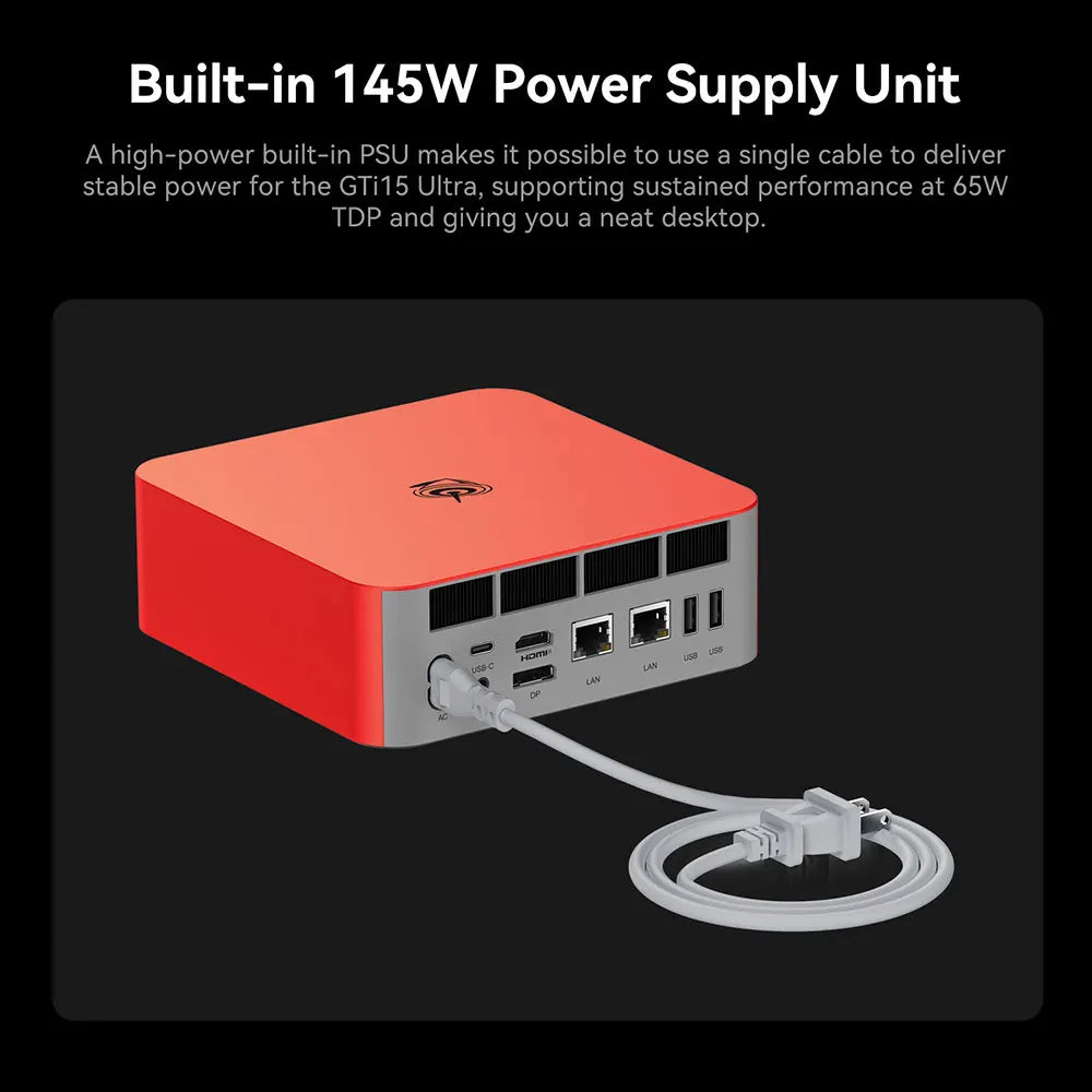 Beelink GTi14 GTi15 Powerful AI PC Intel Ultra9 185H 285H GTi13 i9 13900HK 32G DDR5 1T NVME SSD Desktop Computer Mini Gaming PC