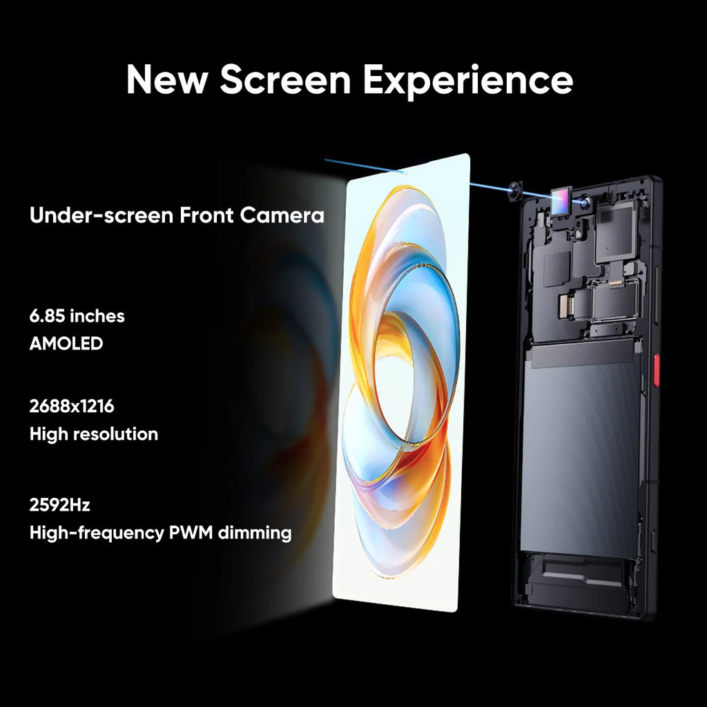 Nubia Z70S Ultra Global Edition Snapdragon 8 Elite 6.85-inch 1.5K 144Hz OLED 6600mAh 80W 64MP+50MP IP69