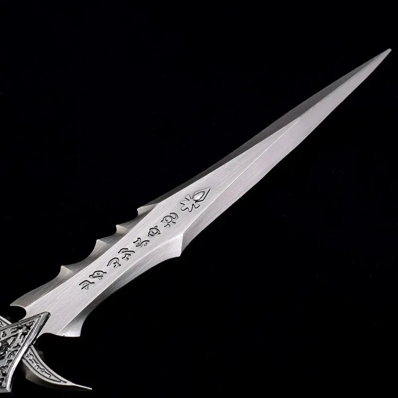 8.6/11.6inch Frostmourne Katana Anime World of Warcraft Lich King Sword Metal Ninja Knife Real Size Japanese Katana Sabre Toy