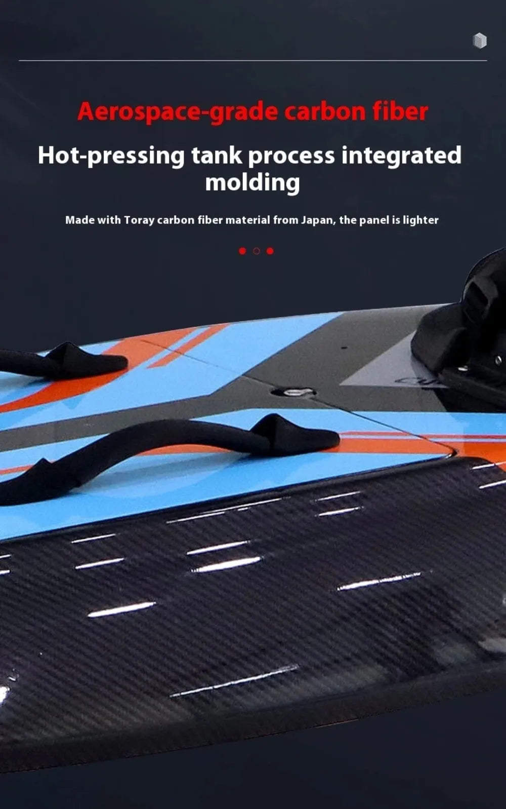 Carbon Fibre Powered Water Float Board Electric Surfboard Special Skateboard Electric Surfboard 15 KW Professional Carbon Fibre