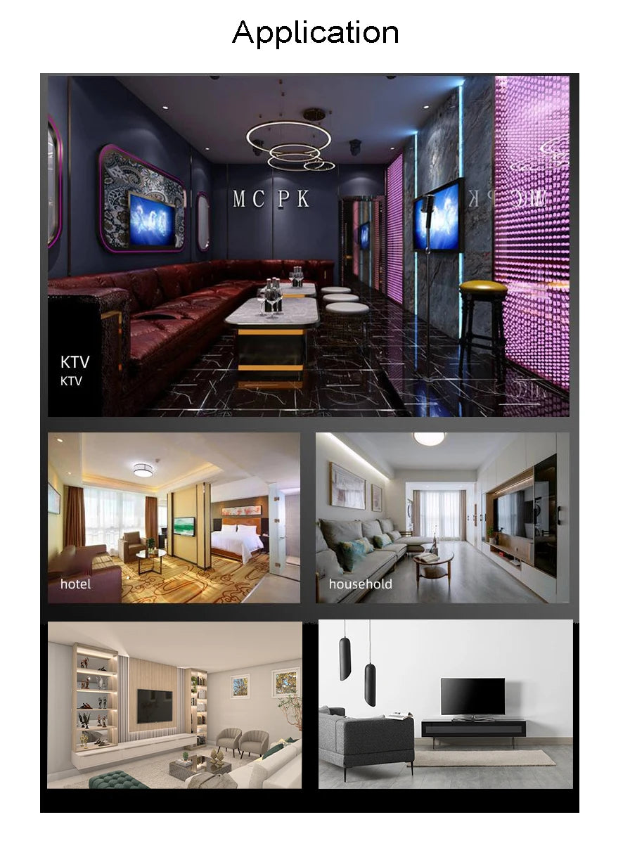 65 Inch LCD LED Television 4K Big Screen Gaming Experience Home Ultra-clear Intelligent Network LCD TV for Living Room Cinema