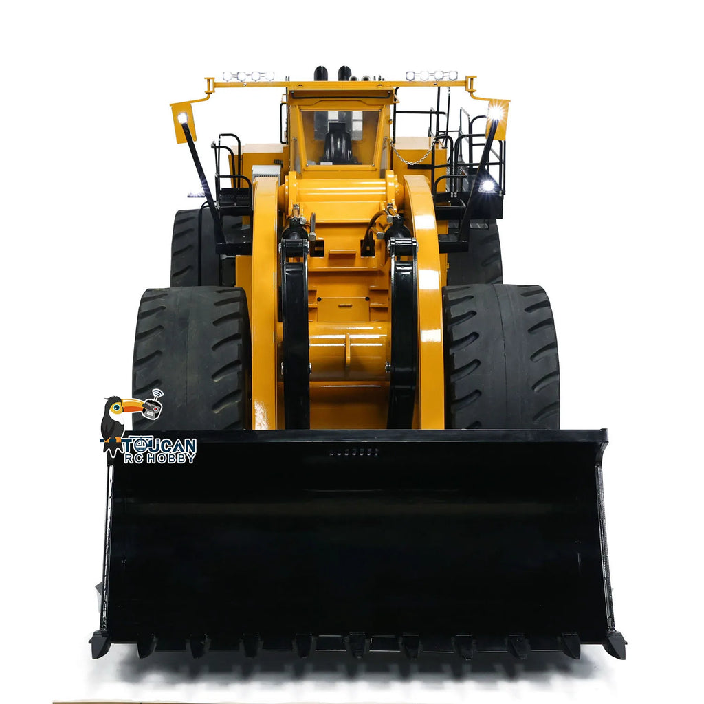 1/14 L2350 Heavy RC Hydraulic Loader RTR Machine FlySky ST8 Radio Control Construction Vehicle Car Smoking Unit Light Sound Toy