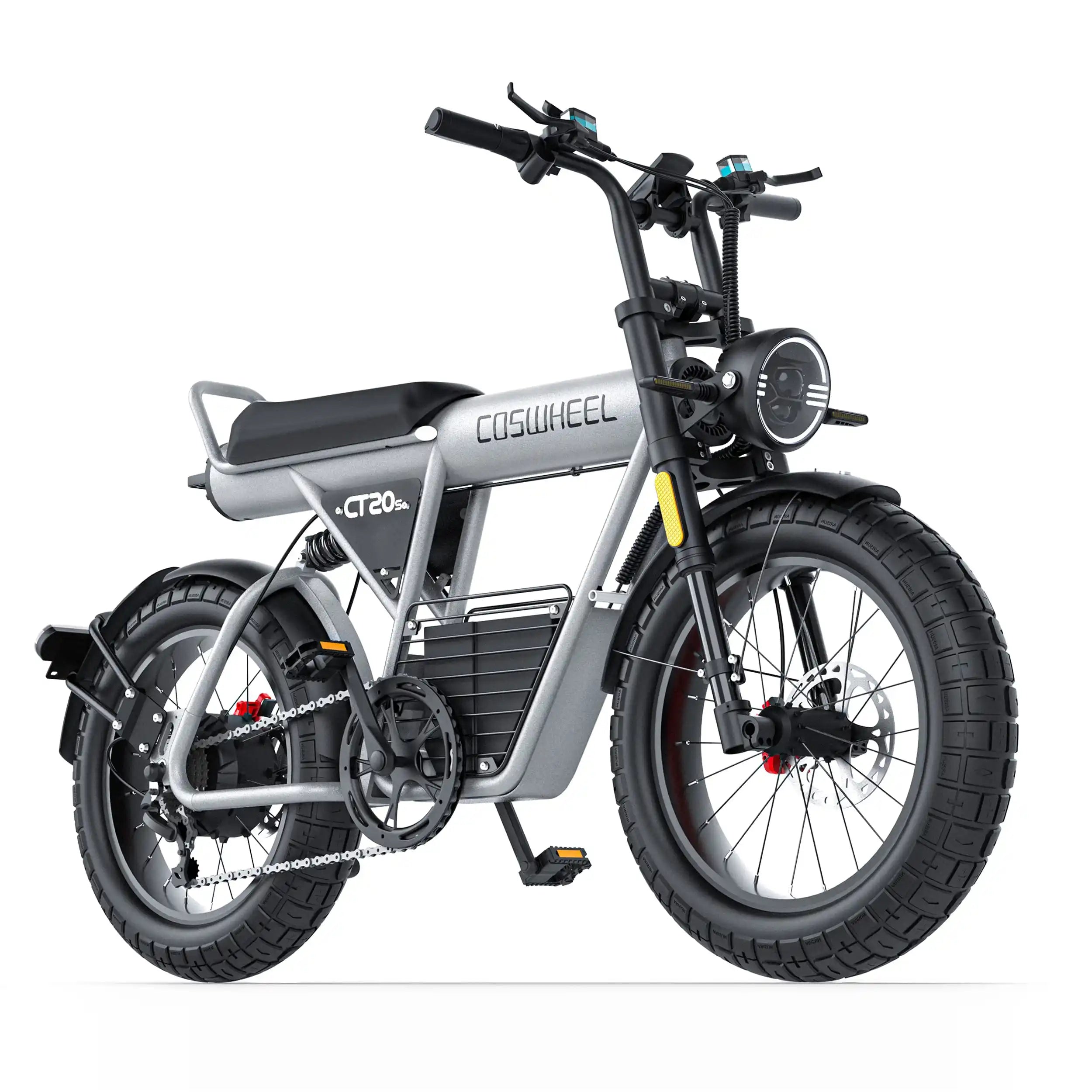 Coswheel GT20S adult E-bike 1500W 48V27.5Ah battery commute Electric Bike,20-inch Fat Tire E-Mountain bike