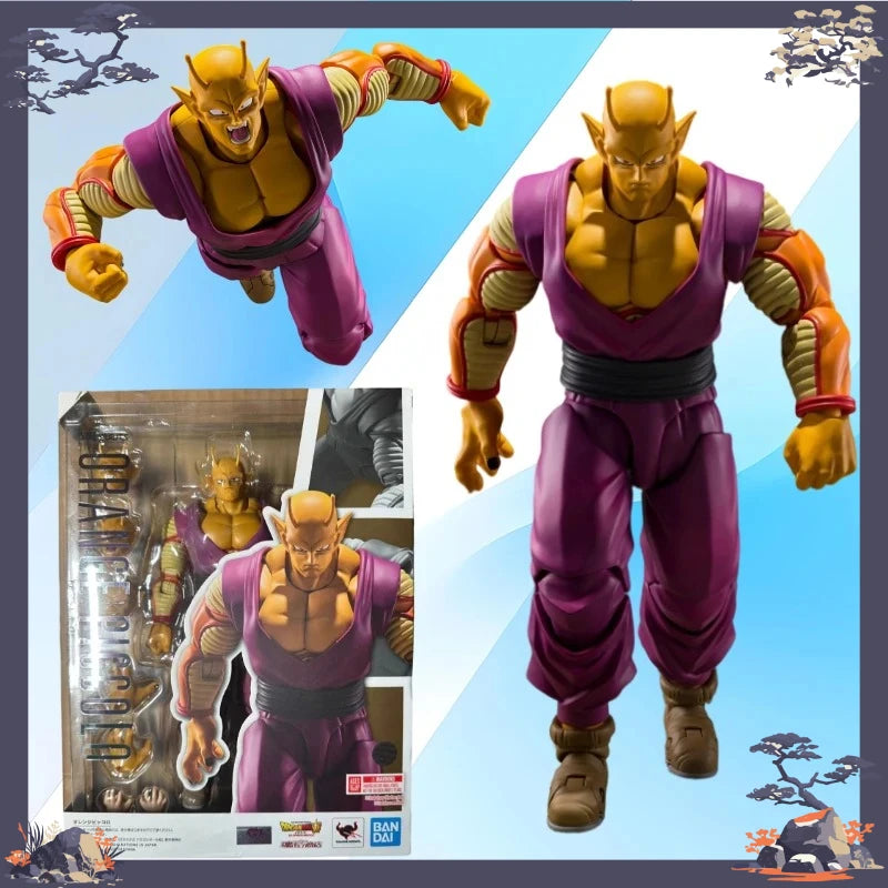Original BANDAI S.H.Figuarts SHF Dragon Ball Z Orange Piccolo Bick Big Devil in Stock Anime Figure Model Collection