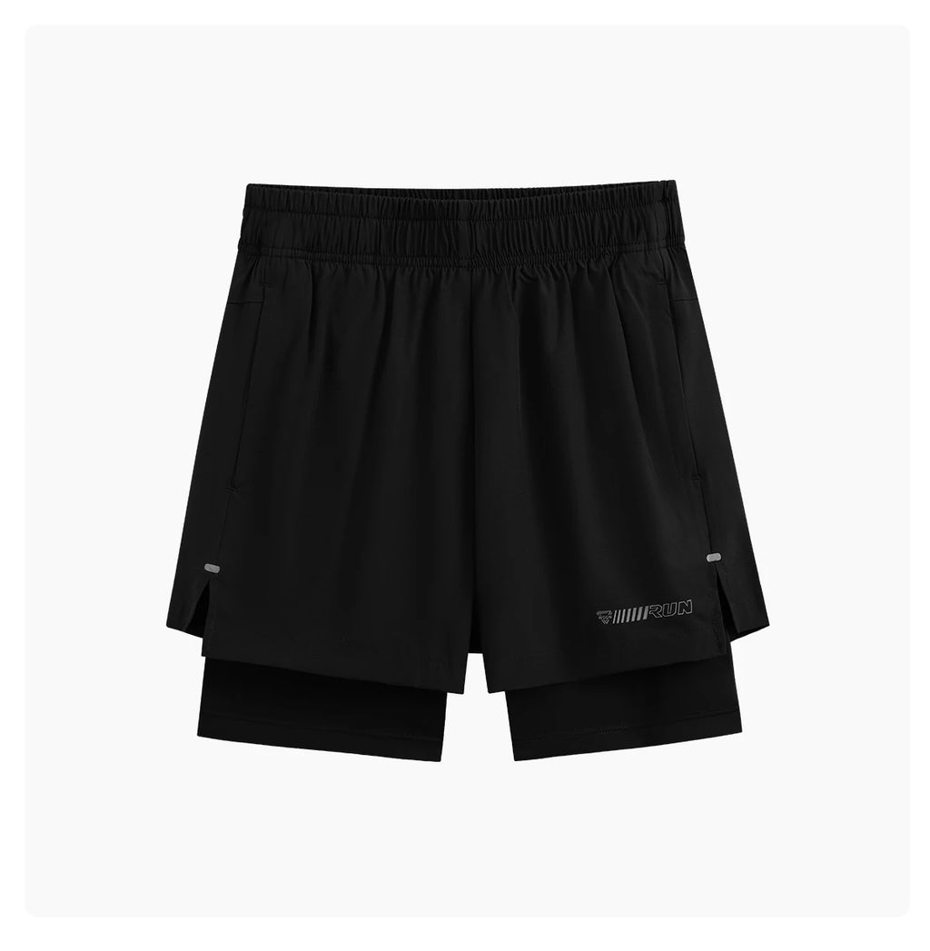DRUR Women Running Shorts High Waist Quick Dry Gym Yoga 2 in 1 Athletic Shorts With Pocket Summer Workout Short Sportswear New