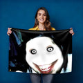 Jeff The Killer Flag Horror Character Large Wall Tapestry Hippie Wall Hanging Bohemian Tapestries Mandala Home Decor