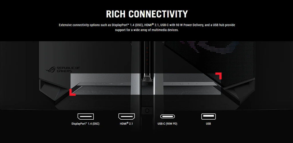 ROG Swift OLED PG34WCDM 800R SURFACE SCREEN OLED 34inch 240Hz 4k 3440x1440 800R Curved Screen 0.03ms Monitors DISPLAY TYPE-C 90W