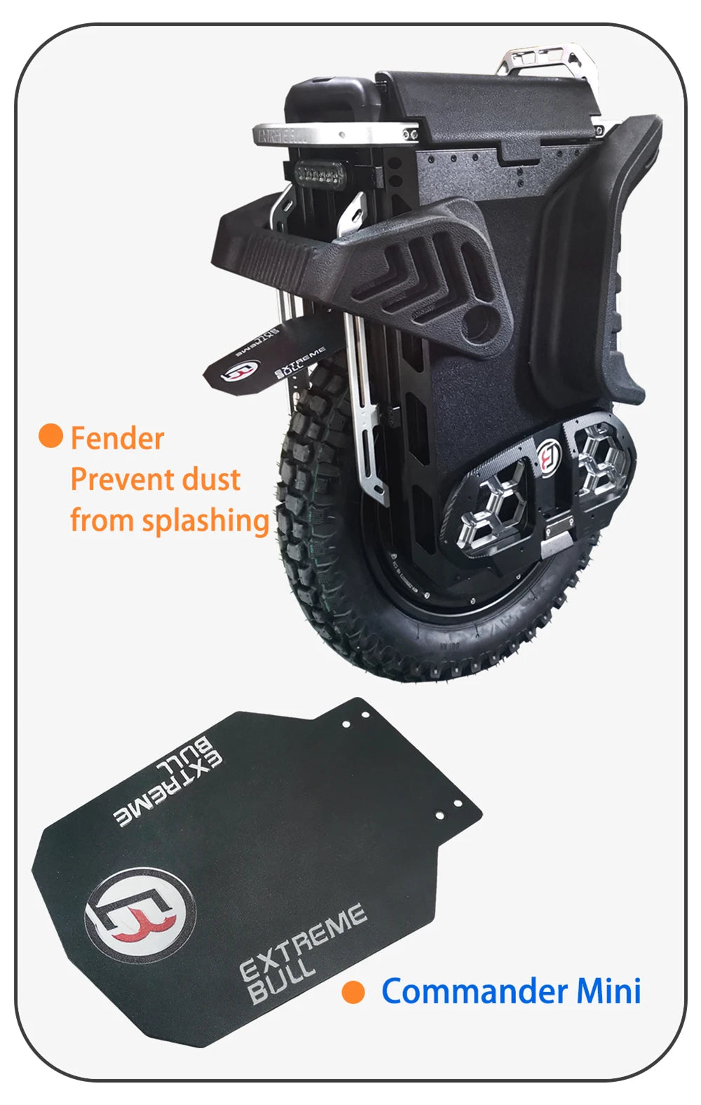 Begode EXTREME BULL Commander Mini 50E 50S Electric Unicycle 16inth 2400wh 134v 35kg EUC Wheel Super Endurance
