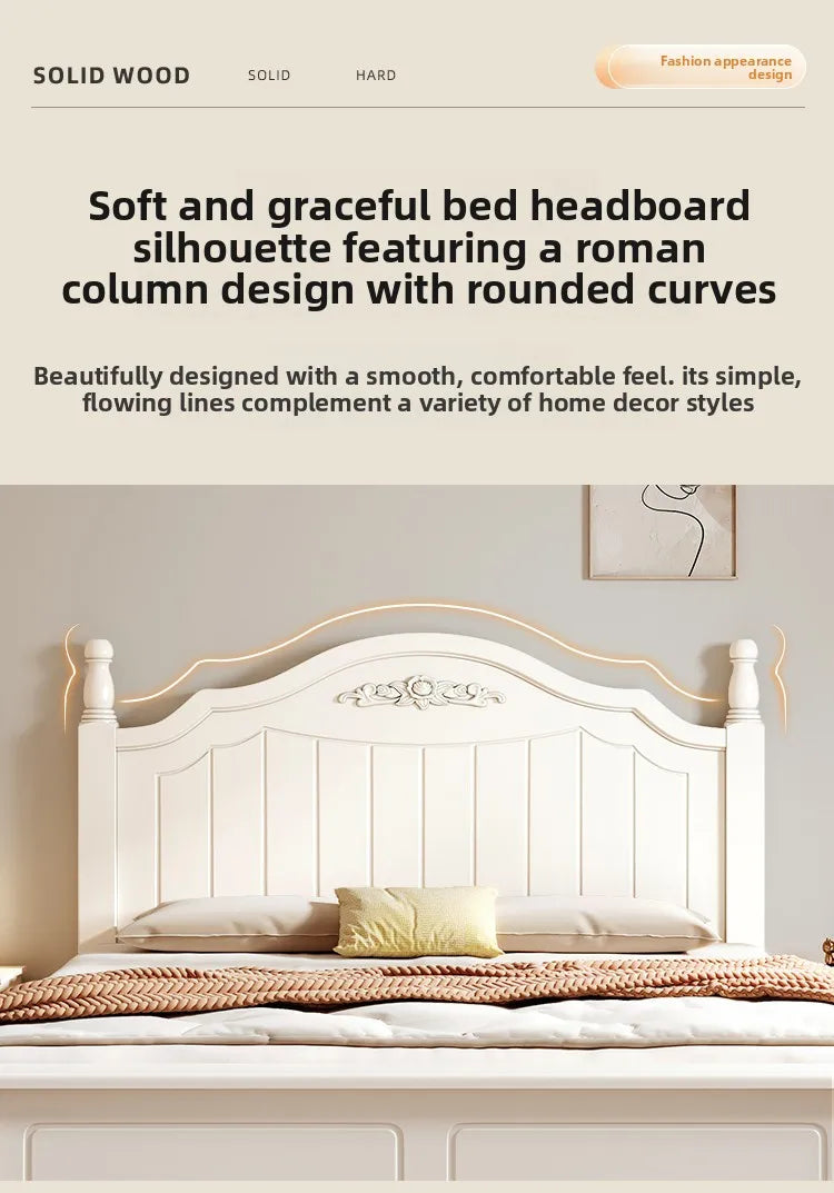 wooden single bed household simple 180x200 modern bed frame comfortable minimalist muebles para dormitorio bedroom furniture