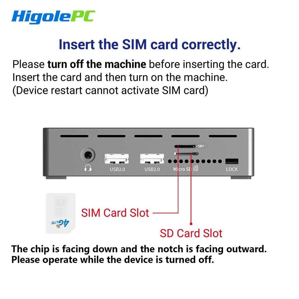 Higole F9B Pro 7'' Mini PC Intel N95 Windows 11 WiFi5 16GB 512GB 5000mAh Dual 2.5G LAN SIM Slot Laptop Desktop PC Mini Computers
