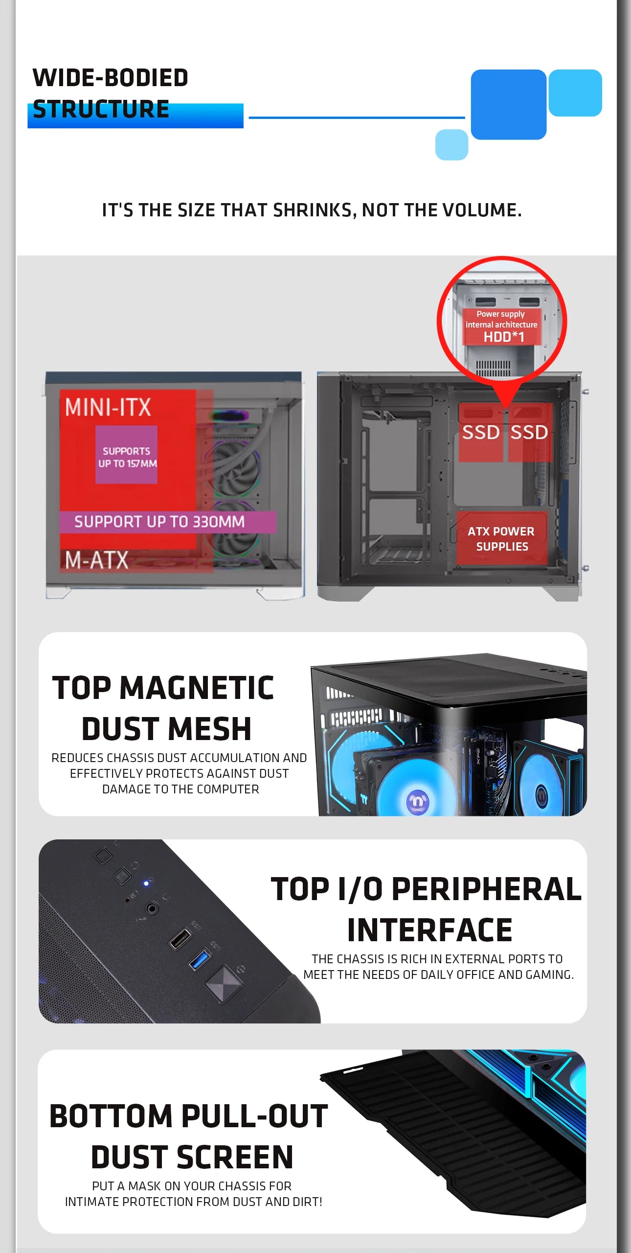 YEAH MAGIC  AMD Ryzen 5 5600GT  Gaming Desktop 16GB(8G*2) DDR4 3200 1T NVME SSD ARGB 7 Fans Win 11 Home Gamer Desktop PC in US