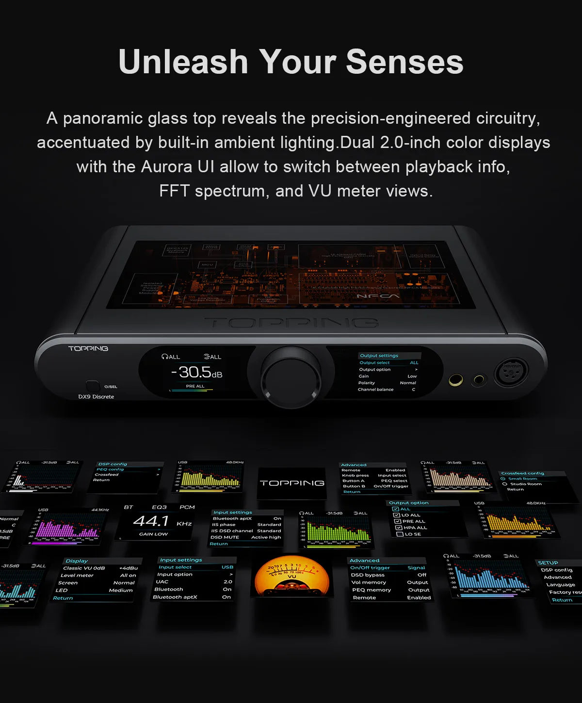 TOPPING DX9 Discrete Anniversary DAC&Headphone Amplifier Hi-Res Audio Support LDAC With Remote Control Decoder HIFI DX9D