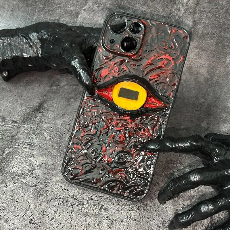 Naruto peripheral Sasuke Sharingan Itachiiiphone16proamx mobile phone case animation handmade luminous Sasuke mobile phone case