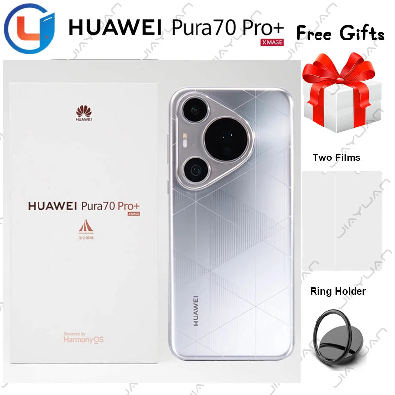 Origianl Huawei Pura 70 Pro+ Plus 5G Mobile Phone 6.8" Screen Kirin 9010 Octa Core HarmonyOS 4.2 Battery NFC Smartphone