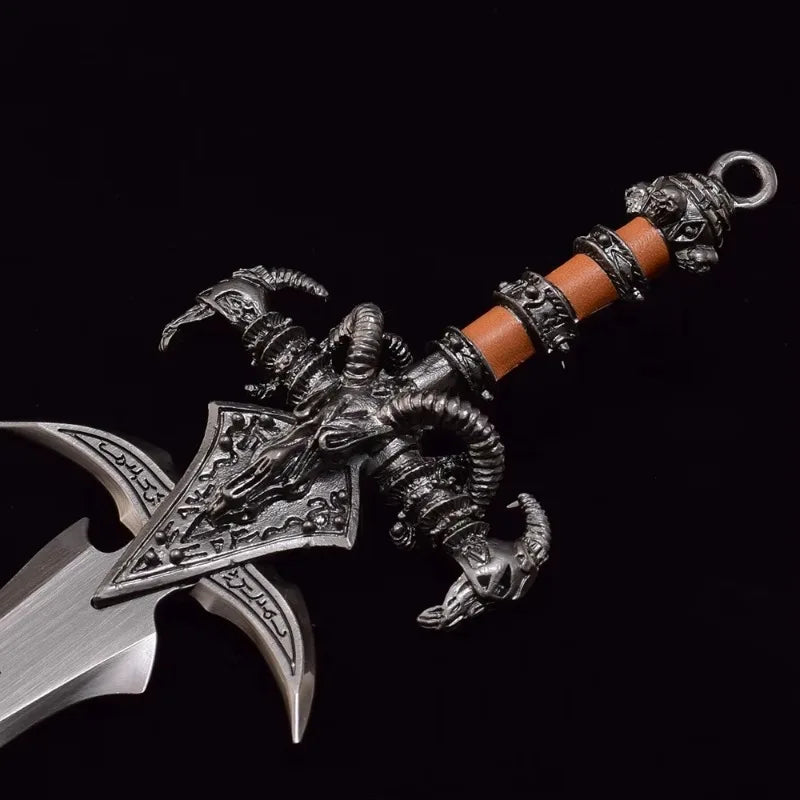 8.6/11.6inch Frostmourne Katana Anime World of Warcraft Lich King Sword Metal Ninja Knife Real Size Japanese Katana Sabre Toy
