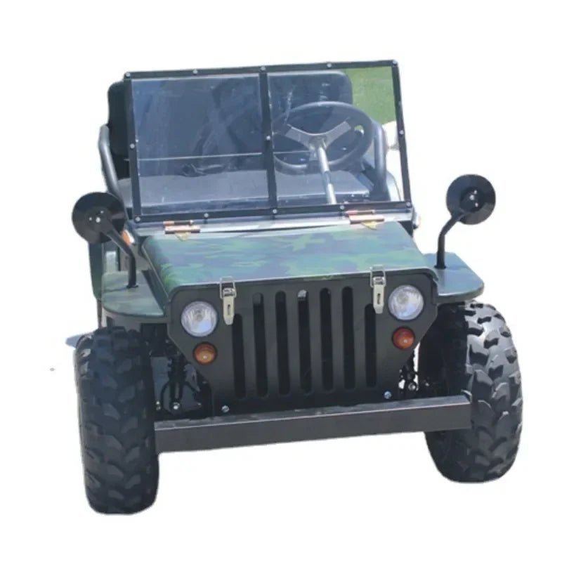 Electric Sightseeing Tour Car Adult Kart Four Wheels Off-Road Motorcycle ATV Farmer Car Racing