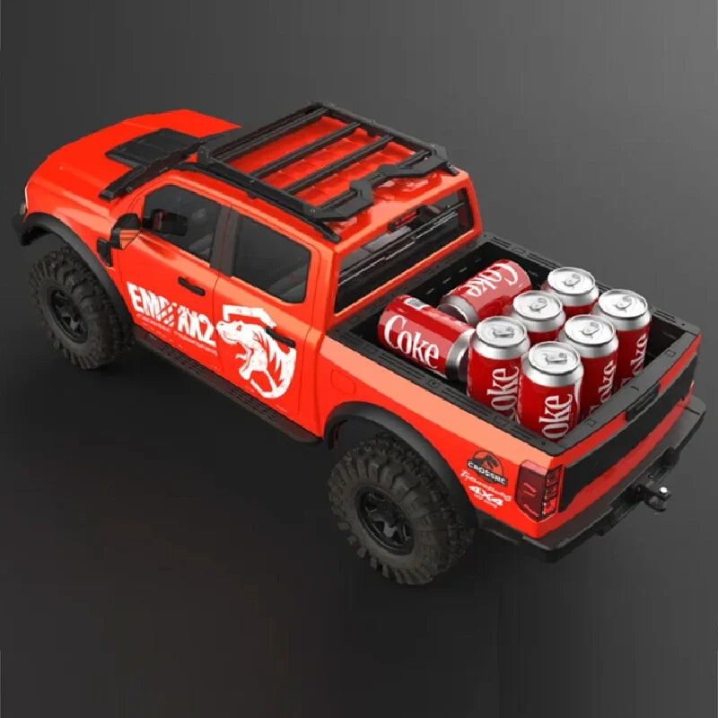 CROSSRC 1/5 Scale EMO XX2 XXL2 Tarbosaurus Remote Control Electric Off Road Climbing Pickup Truck All Terrain RC Hobby Vehicle