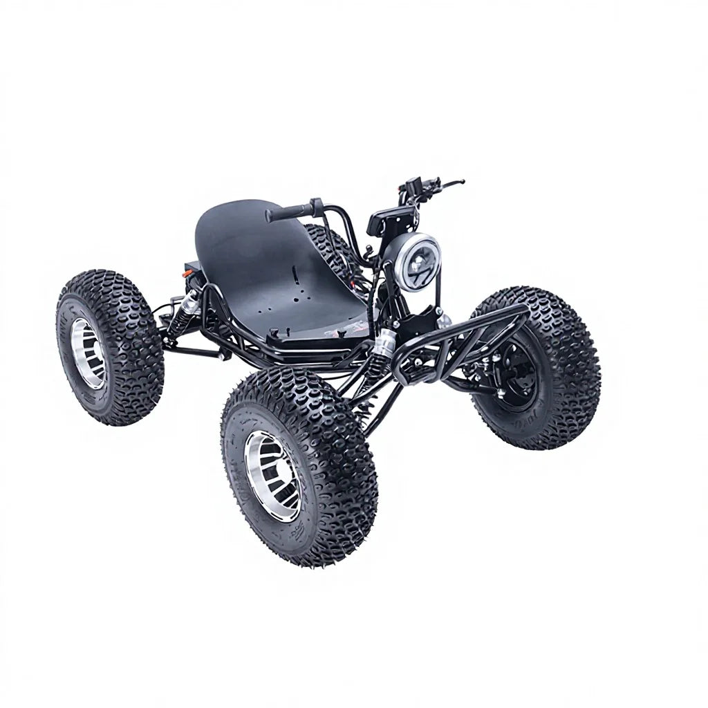 New Adult Off-road Kart Electric Power 4-stroke 8inch Tire Four-wheel High-Speed 40km/h Mountain Go Karts For Sale