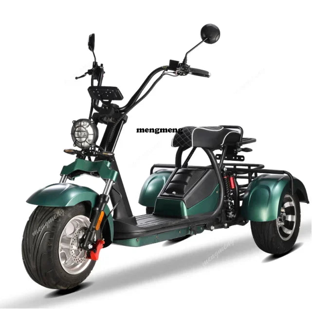D185 Clark is hot selling Modern Style Fat Tire 60v Golf  Adult 3 Wheel Electric  Tricycle Citycoco with Pedals
