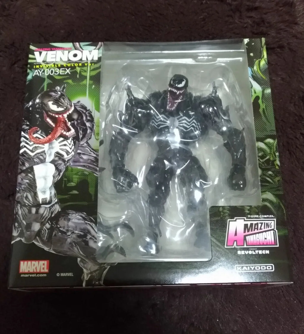 KAIYODO Original Authentic [Evoltech] Amazing Yamaguchi MARVEL  · Agent Venom VENOM/ CARNAGE Mobile Doll Model Handmade Toy Gift