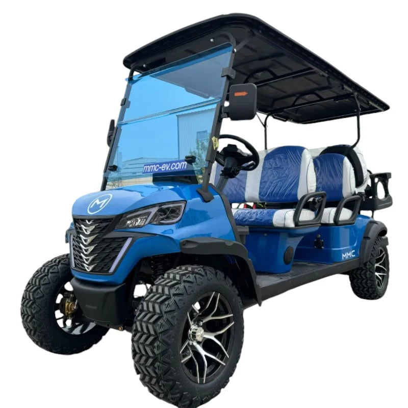 Golf Cart Long Range Lithium Battery Electric 60/72v Travel Electric Cart Club Car Golf Carts  For Sale