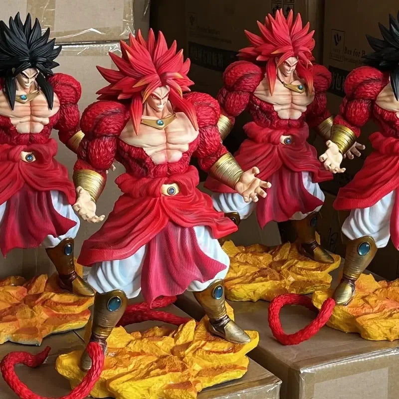 50cm New Dragon Ball Anime Figure Broli Periphery Pvc Model Collect Statue Desktop Decoration Ornaments Kids Birthday Gifts Toys