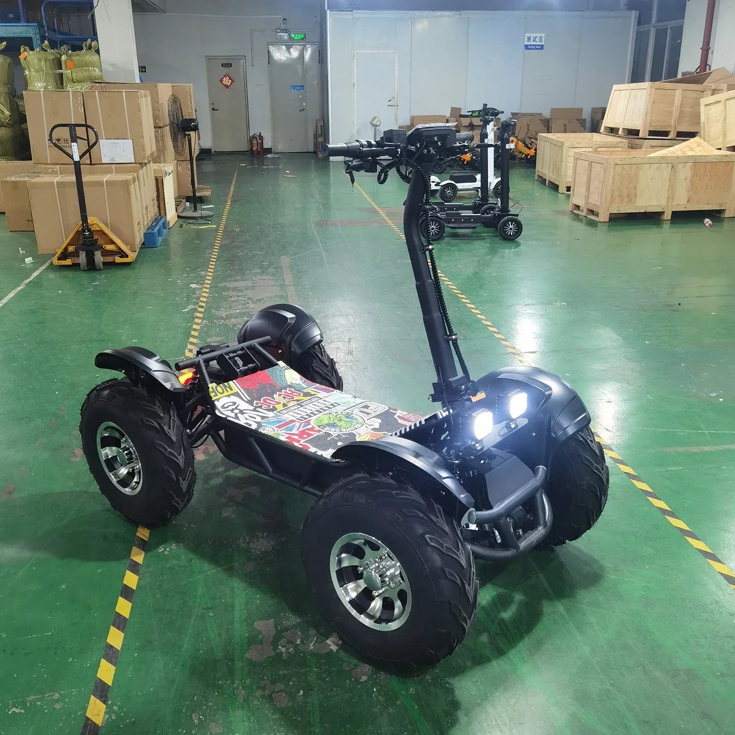 Club Product All Terrain 60v 60ah 10000 Watt 4x4 Off Road Scooter Electric Atv Prices Ride on Golf Scooter