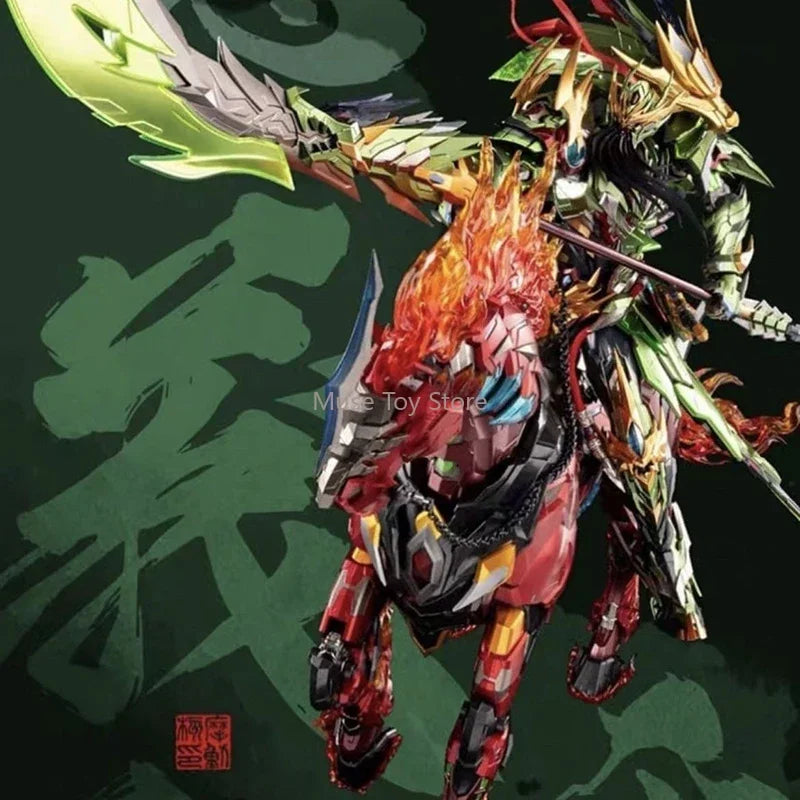 [IN-STOCK]Motor Nuclear Mecha GuanYu MNQ-XH09X Chi Yan Huo Long Ju Finished Assembly Model Anime Action Figure Robot Kits Toys