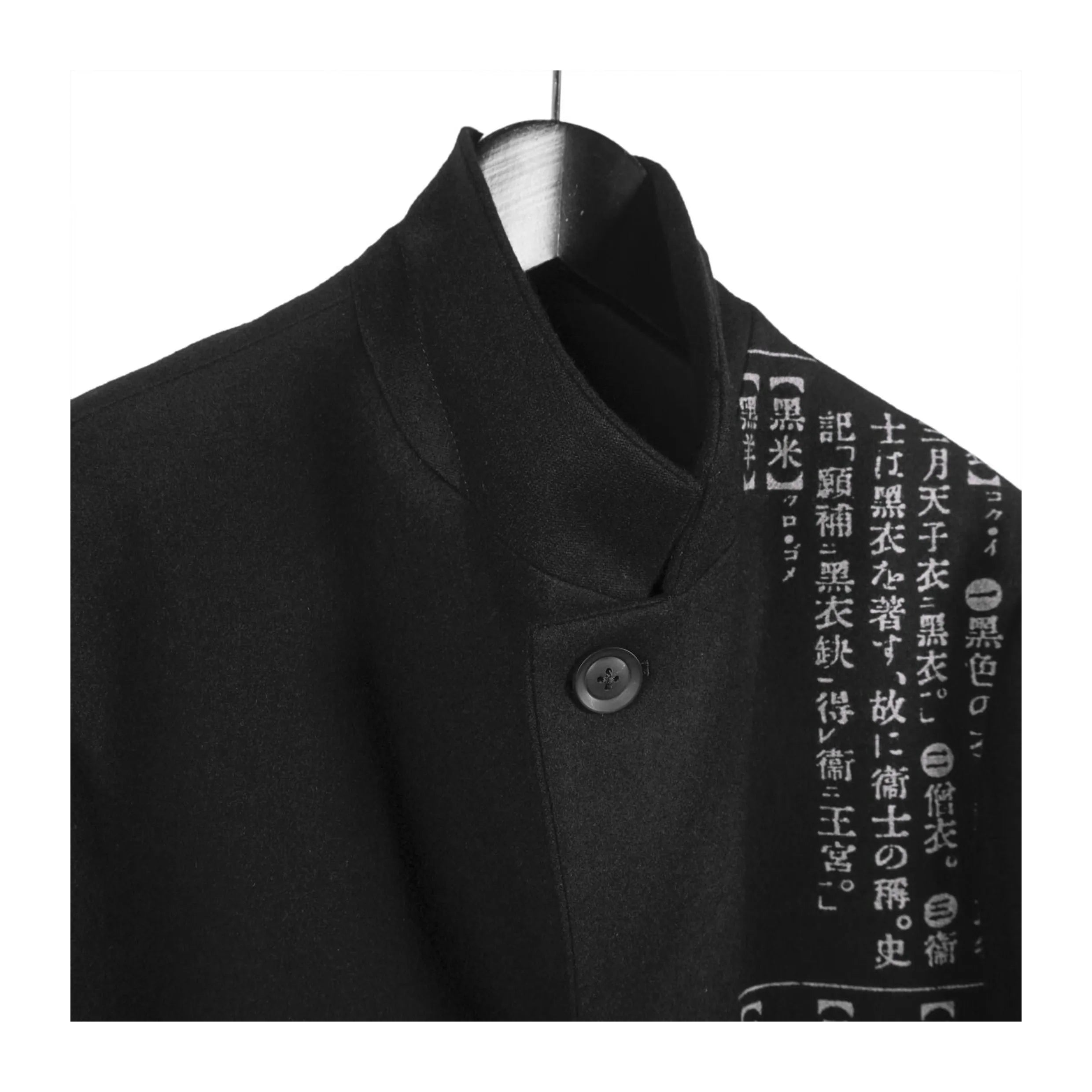 TOP-YAMAMOTO Japanese original design dark niche black dictionary jacket
