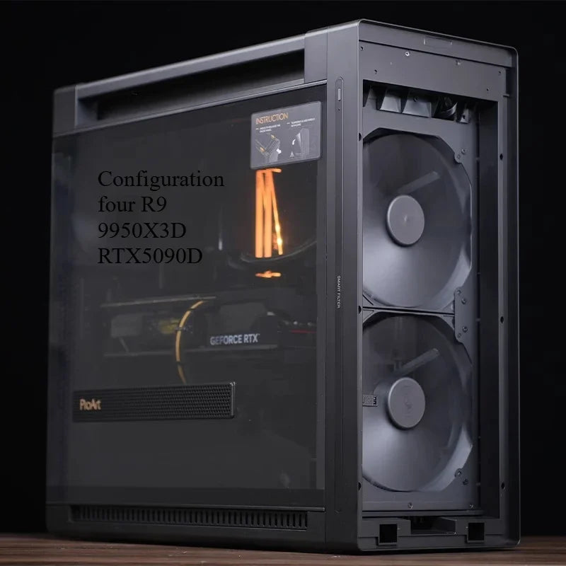 AMD Ryzen 9 9950X3D RTX5090D/5080/5070 Ti Game AI Design Desktop Assembly Computer Host DIY Whole Machine Family Bucket