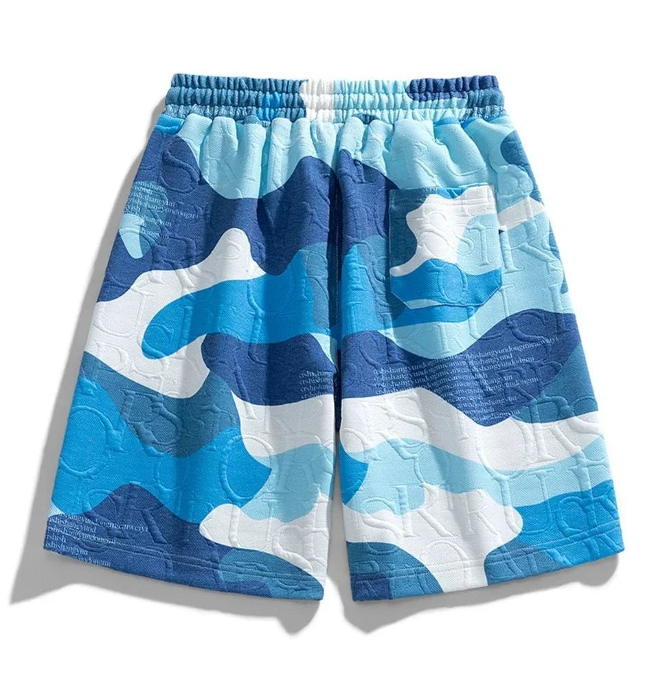 Male Short Pants Baggy Hiphop Loose Wide Men's Shorts Blue Anime Hot Deals Korean Style Xxl Designer Essential Y2k Small Size Xl