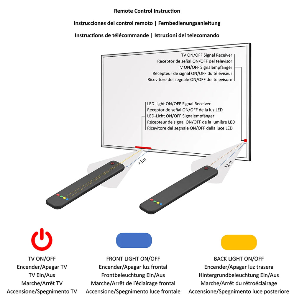 43 inches Smart LED Light Mirror TV Makeup Television Salon DTV Tuner Soulaca Living Room Decoration webOS System
