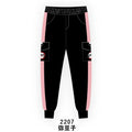 Anime COSPLAY Overalls Kamado Tanjirou Agatsuma Zenitsu Tomioka Giyuu Sweatpants Casual Cargo Pants Fashion Unisex
