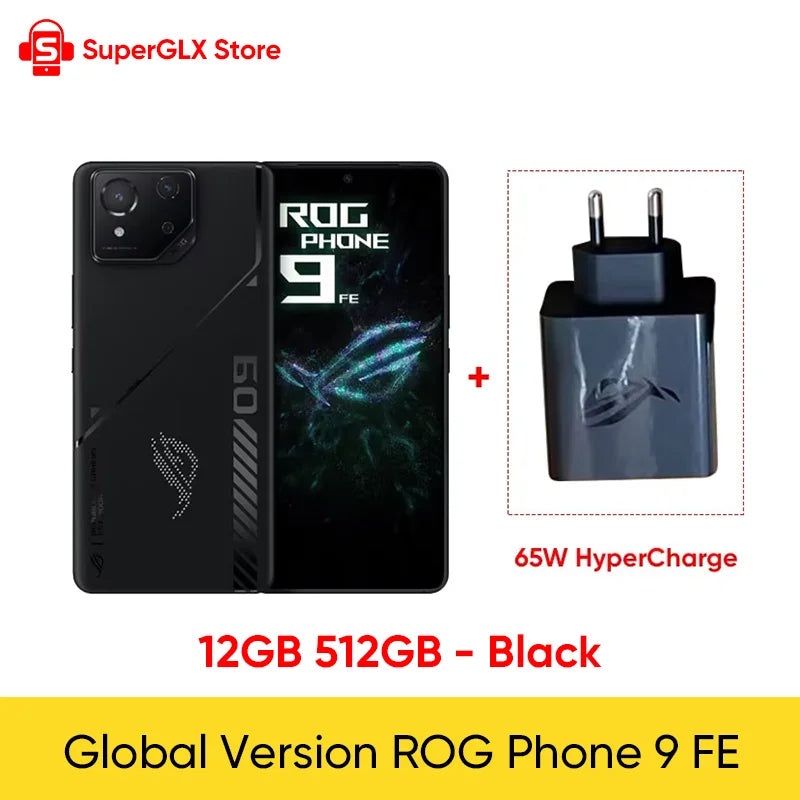 2025 New ASUS ROG Phone 9 FE 5G Gaming Phone Snapdragon 8 Gen 3 6.78" 185Hz E6 AMOLED Display 50MP Sony IMX890 65W HyperCharge