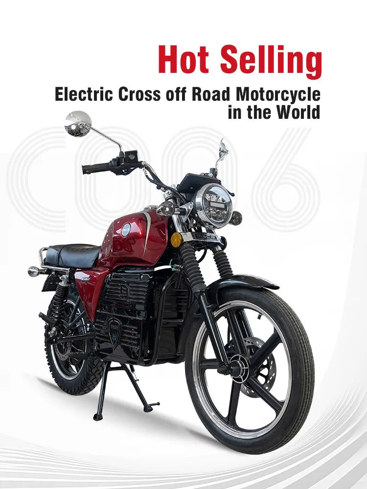 18inch Tire 2500W New Model Customized Racing Adult Electric Motorcycle 70km/h Speed Low Price Wholesale 72v Electric Motorbike