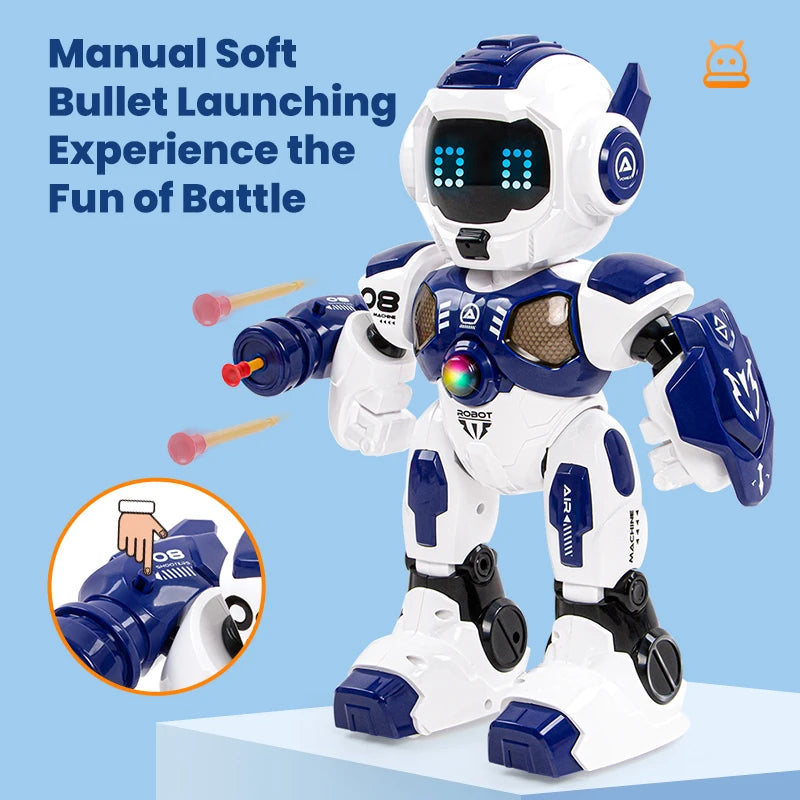 JHD For 2025 New JJRC R35 RC Robot Intelligent Programming Induction Interactive Remote Control Robot Electric Robot Model