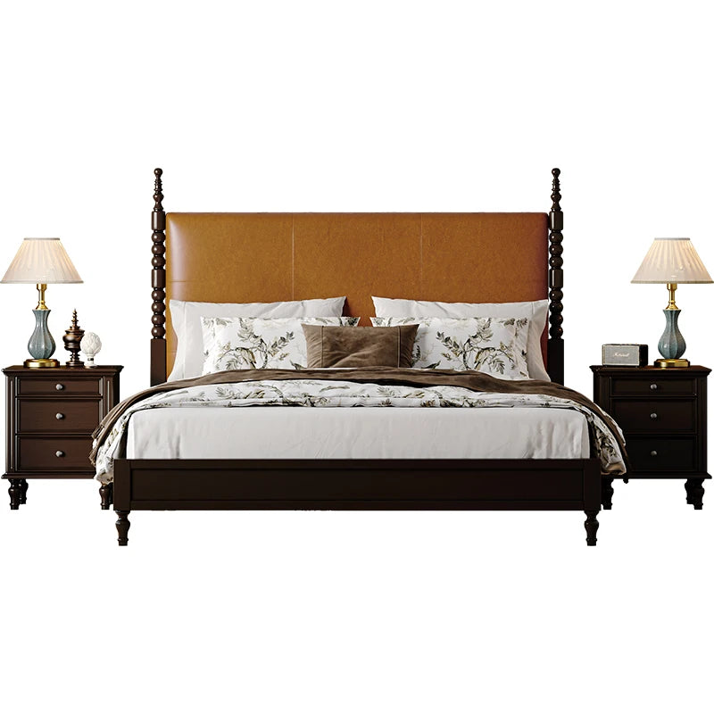 Design Full Size Bed Frame Wood Storage Space House Bedroom Bed Bases Frames Luxury Platform Cama De Casal Home Furniture