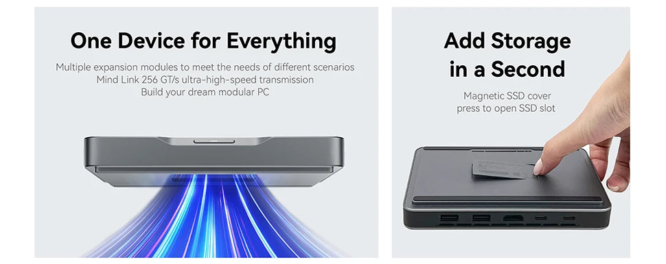 Khadas Mind 2 Mini PC&Khadas Dock&Khadas16GB External eGPU Family Portable Workstation Bundle support Thunderbolt 4&USB4(40Gbps)